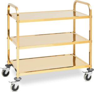 Food Catering Trolley (Gold Color)