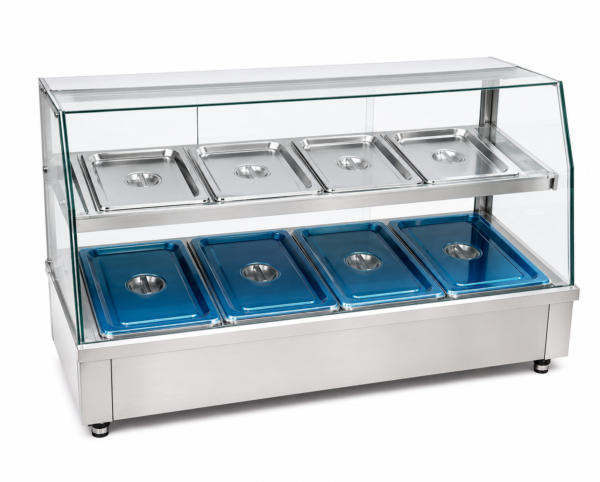 4 trays locally Bain Marie Food Display Warmer (Locally Fabricated)