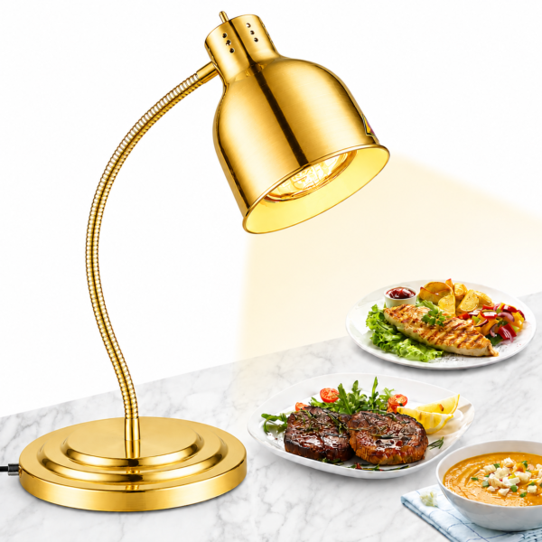 food lamp gold single Food Warming Lamp