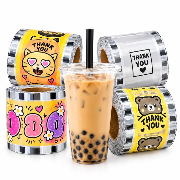 group cup sealer film Cup Sealer Film Roll Boba Tea Cup